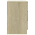 Miniatyrbillede 7 af 8: vidaXL sengeborde 2 stk. 38x35x56 cm konstrueret træ sonoma-eg -  Natborde