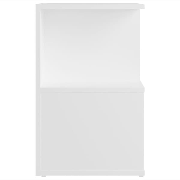 vidaXL Sängbord 2 st vit 35x35x55 cm konstruerat trä - Nattduksbord