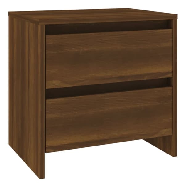 vidaXL sengebord 45x34,5x44,5 cm konstrueret træ brun egetræsfarve - Natborde