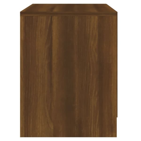 vidaXL sengebord 45x34,5x44,5 cm konstrueret træ brun egetræsfarve - Natborde