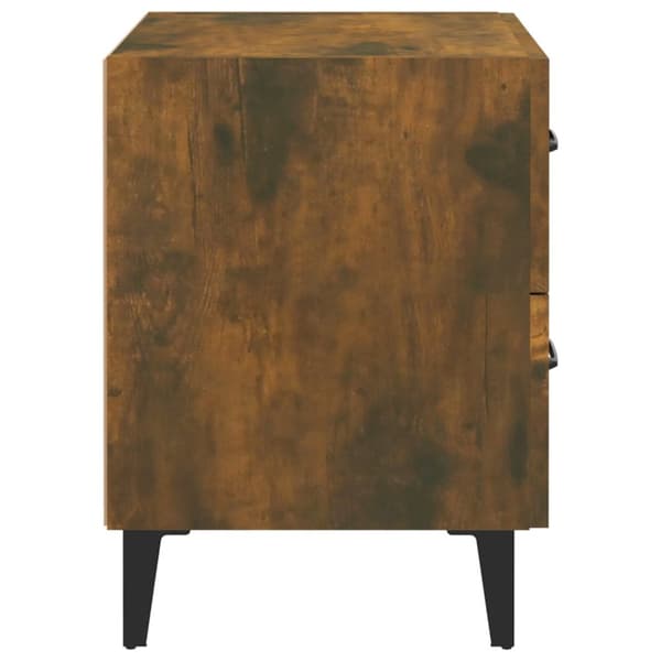 vidaXL Yöpöydät 2 kpl savutammi 40x35x47,5 cm - Yöpöydät