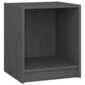 Pikkukuva 6 / 10: vidaXL Yöpöydät 2 kpl harmaa 35,5x33,5x41,5 cm täysi mänty -  Yöpöydät
