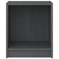 Pikkukuva 7 / 10: vidaXL Yöpöydät 2 kpl harmaa 35,5x33,5x41,5 cm täysi mänty -  Yöpöydät