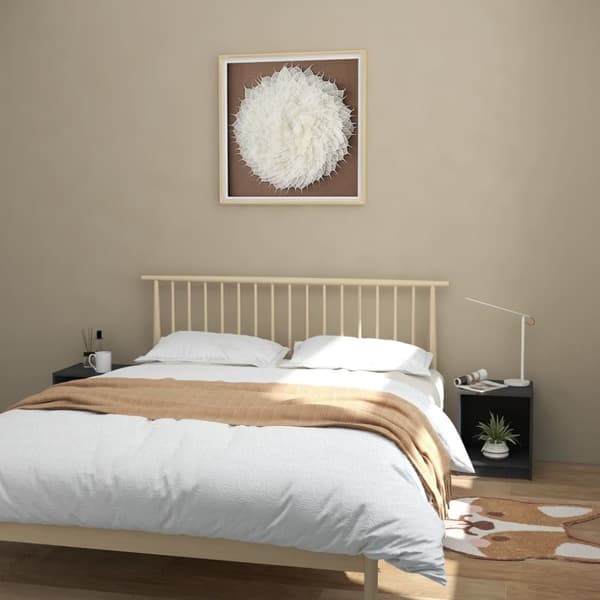 vidaXL Yöpöydät 2 kpl harmaa 35,5x33,5x41,5 cm täysi mänty -  Yöpöydät