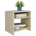 Miniatyrbillede 4 af 7: vidaXL sengebord 40x30x40 cm konstrueret træ Sonoma-eg -  Natborde
