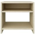 Miniatyrbillede 5 af 7: vidaXL sengebord 40x30x40 cm konstrueret træ Sonoma-eg -  Natborde