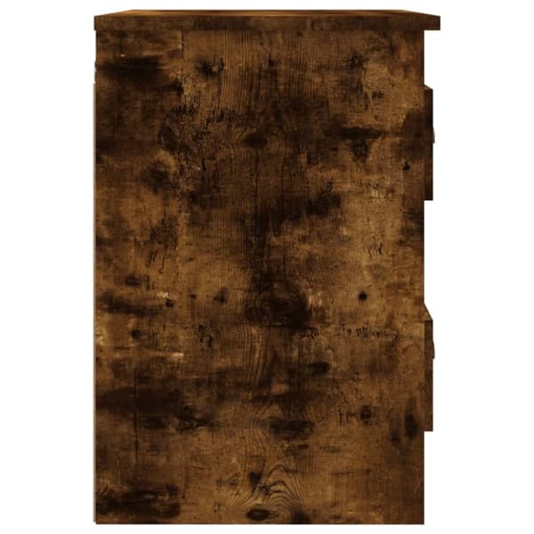 vidaXL væghængte sengeborde 2 stk. 41,5x36x53 cm røget eg - Natborde