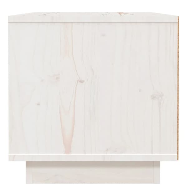 vidaXL Sängbord vit 40x34x35 cm massiv furu - Nattduksbord
