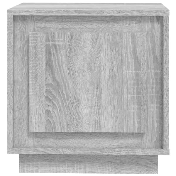 vidaXL sengeborde 2 stk. 44x35x45 cm konstrueret træ grå sonoma-eg - Natborde
