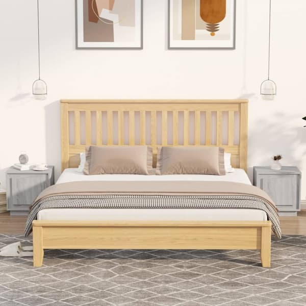 vidaXL sengeborde 2 stk. 44x35x45 cm konstrueret træ grå sonoma-eg - Natborde