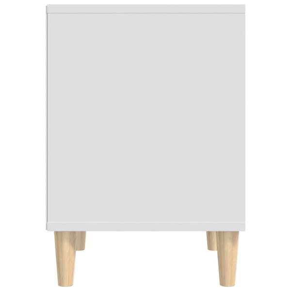 vidaXL sengeborde 2 stk. 40x35x50 cm hvid -  Natborde