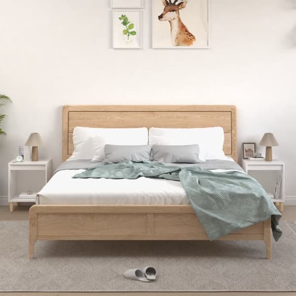 vidaXL sengeborde 2 stk. 40x35x50 cm hvid -  Natborde