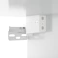 Miniatyrbild 10 av 11: vidaXL Väggmonterat sängbord vit högglans 50x30x47 cm -  Nattduksbord