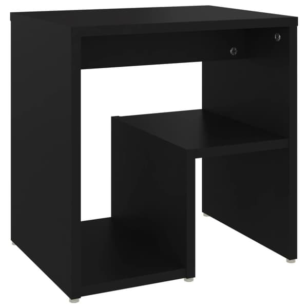 vidaXL Yöpöydät 2 kpl musta 40x30x40 cm tekninen puu -  Yöpöydät