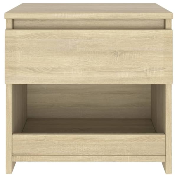 vidaXL sengebord 40x30x39 cm spånplade sonoma-eg - Natborde