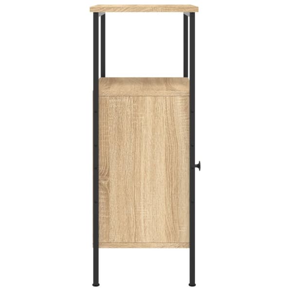 vidaXL sengeborde 2 stk. 41x31x80 cm konstrueret træ sonoma-eg - Natborde