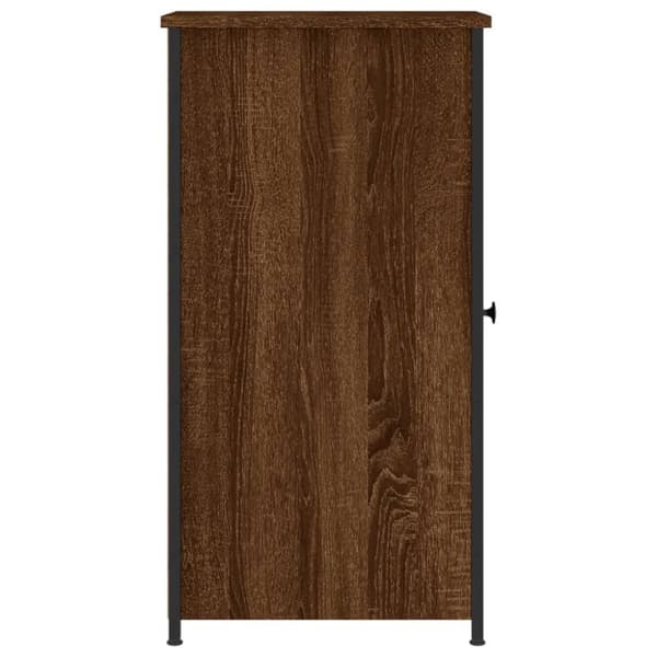 vidaXL Sängbord 2 st brun ek 32x42x80 cm konstruerat trä - Nattduksbord