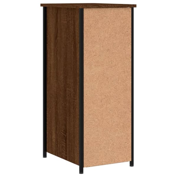 vidaXL Sängbord 2 st brun ek 32x42x80 cm konstruerat trä - Nattduksbord