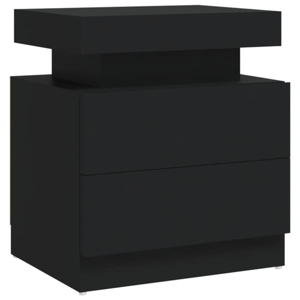 vidaXL sengeskab 45x35x52 cm spånplade sort - Natborde