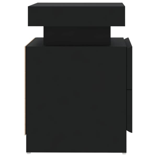 vidaXL sengeskab 45x35x52 cm spånplade sort - Natborde