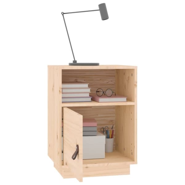 vidaXL Sängbord 2 st 40x34x55 cm massiv furu -  Nattduksbord