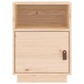 Miniatyrbild 8 av 11: vidaXL Sängbord 2 st 40x34x55 cm massiv furu -  Nattduksbord