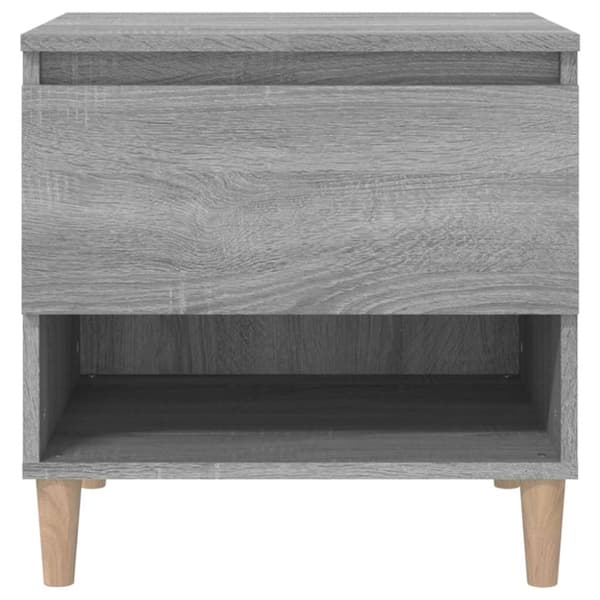 vidaXL Yöpöydät 2 kpl harmaa Sonoma 50x46x50 cm tekninen puu - Yöpöydät