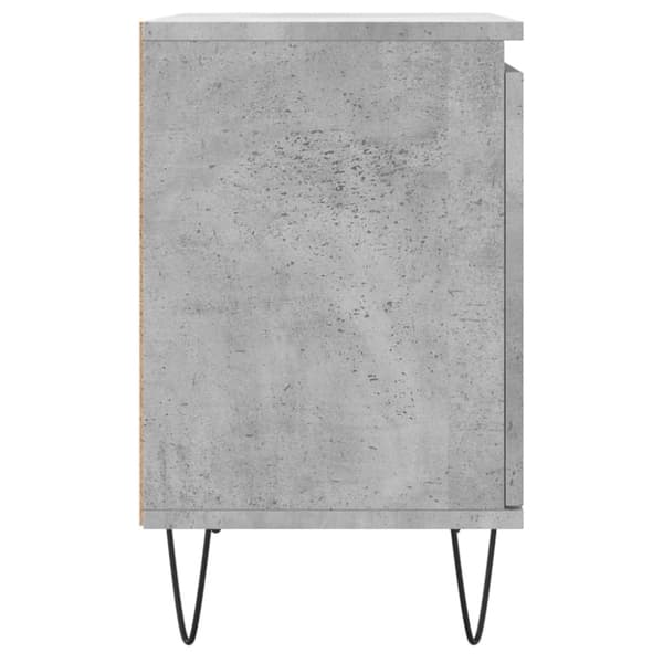 vidaXL Sängbord betonggrå 40x30x50 cm konstruerat trä - Nattduksbord