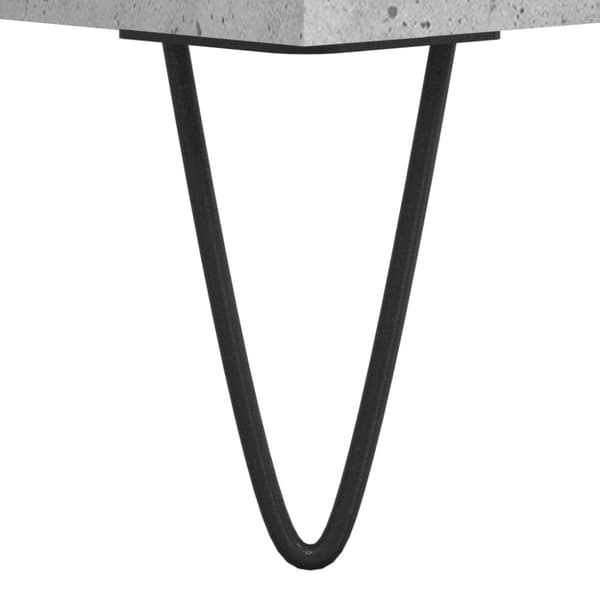 vidaXL Sängbord betonggrå 40x30x50 cm konstruerat trä - Nattduksbord