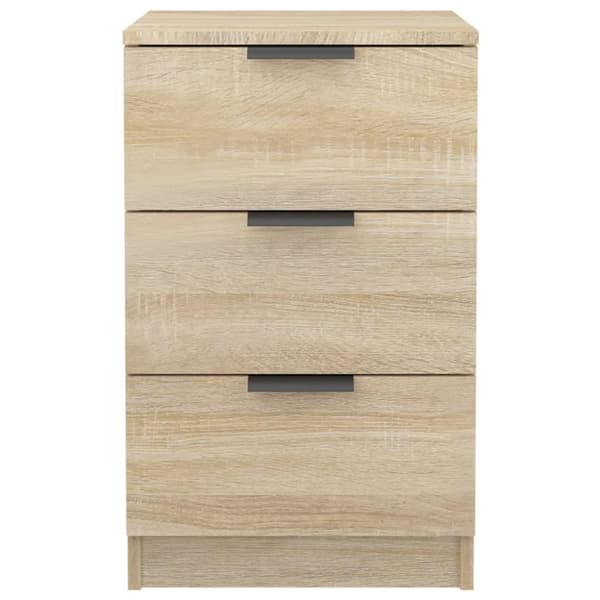 vidaXL Sängbord 2 st sonoma-ek 40x36x65 cm - Nattduksbord