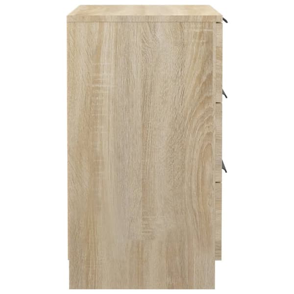 vidaXL Sängbord 2 st sonoma-ek 40x36x65 cm - Nattduksbord