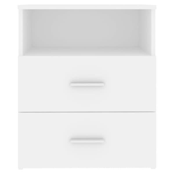 vidaXL Sängbord vit 50x32x60 cm - Nattduksbord