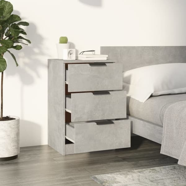 vidaXL sengebord 40x36x65 cm 2 stk. betongrå -  Natborde