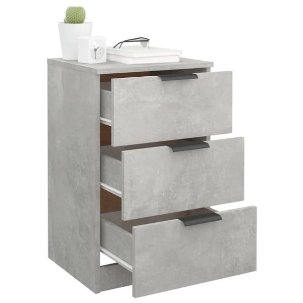 vidaXL sengebord 40x36x65 cm 2 stk. betongrå -  Natborde