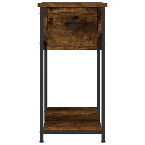 vidaXL Yöpöydät 2 kpl savutammi 30x60x60 cm tekninen puu -  Yöpöydät