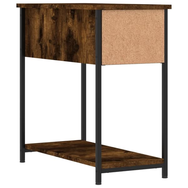 vidaXL Yöpöydät 2 kpl savutammi 30x60x60 cm tekninen puu -  Yöpöydät