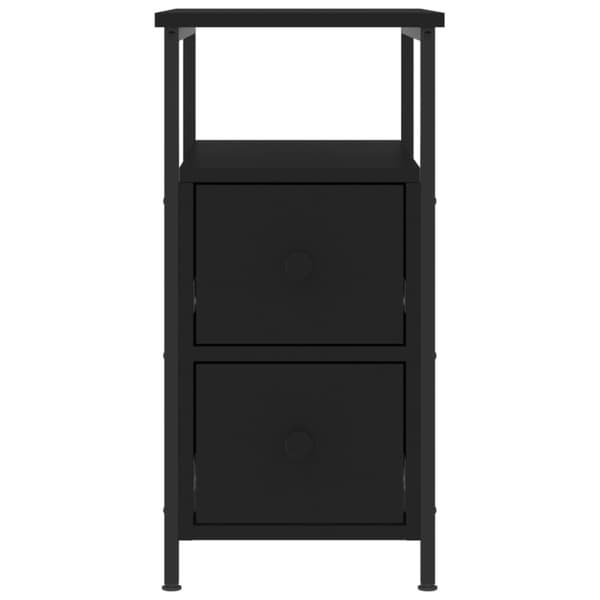 vidaXL sengebord 2 stk. 30x60x60 cm konstrueret træ sort - Natborde