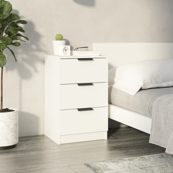 vidaXL sengebord 40x36x65 cm hvid -  Natborde