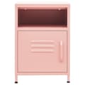 Miniatyrbillede 4 af 11: vidaXL natbord 35x35x51 cm stål pink -  Natborde