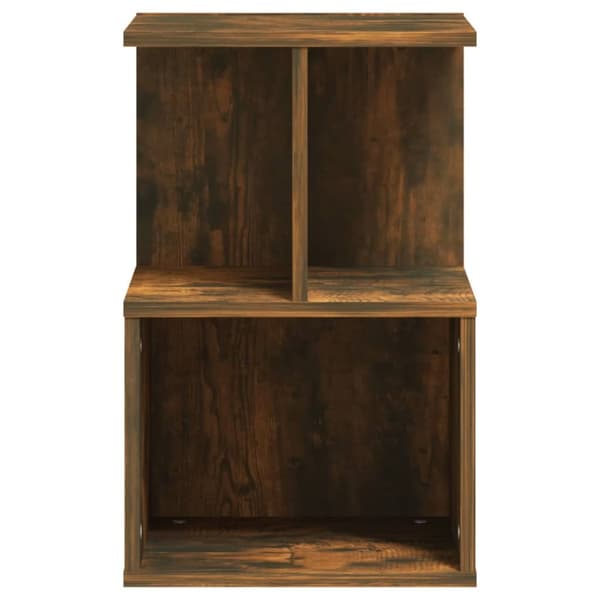 vidaXL sengebord 35x35x55 cm konstrueret træ røget egetræsfarve -  Natborde