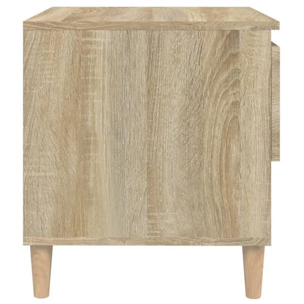 vidaXL Sängbord 2 st sonoma-ek 50x46x50 cm konstruerat trä -  Nattduksbord