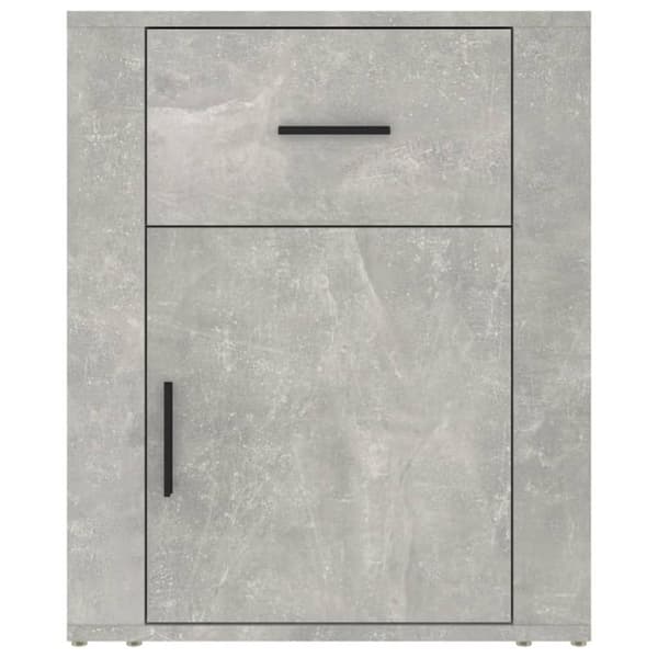vidaXL Yöpöytä betoninharmaa 50x36x60 cm tekninen puu - Yöpöydät