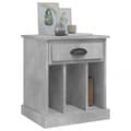 Miniatyrbillede 5 af 11: vidaXL sengeborde 2 stk. 43x36x50 cm betongrå -  Natborde