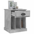 Miniatyrbillede 6 af 11: vidaXL sengeborde 2 stk. 43x36x50 cm betongrå -  Natborde