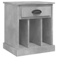 Miniatyrbillede 7 af 11: vidaXL sengeborde 2 stk. 43x36x50 cm betongrå -  Natborde
