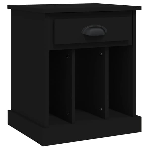 vidaXL Yöpöydät 2 kpl musta 43x36x50 cm -  Yöpöydät