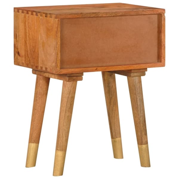 vidaXL sengeskab 43 x 30 x 58 cm massivt mangotræ -  Natborde