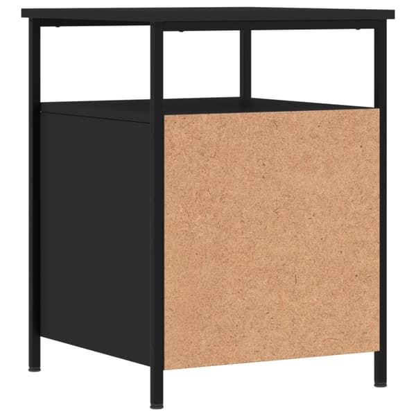 vidaXL sengebord 44x45x60 cm konstrueret træ sort -  Natborde