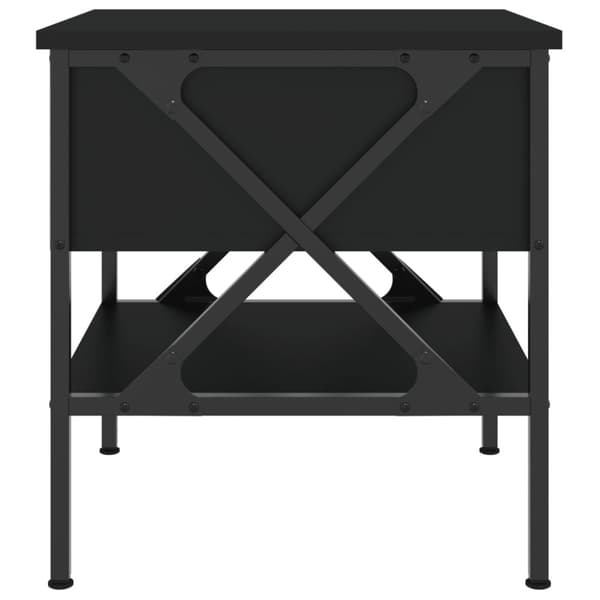 vidaXL Sängbord 2 st svart 40x42x45 cm konstruerat trä - Nattduksbord