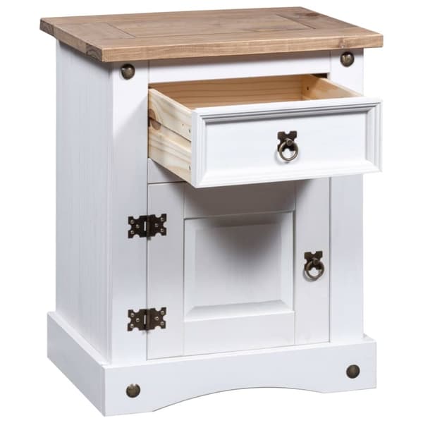 vidaXL sengebord Corona-serien 53x39x66 cm mexicansk fyrretræ - Natborde